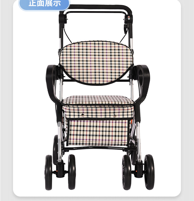 Care-parents シルバーカー 軽量 折りたたむ手押し車 買い物カート (CP-005A )