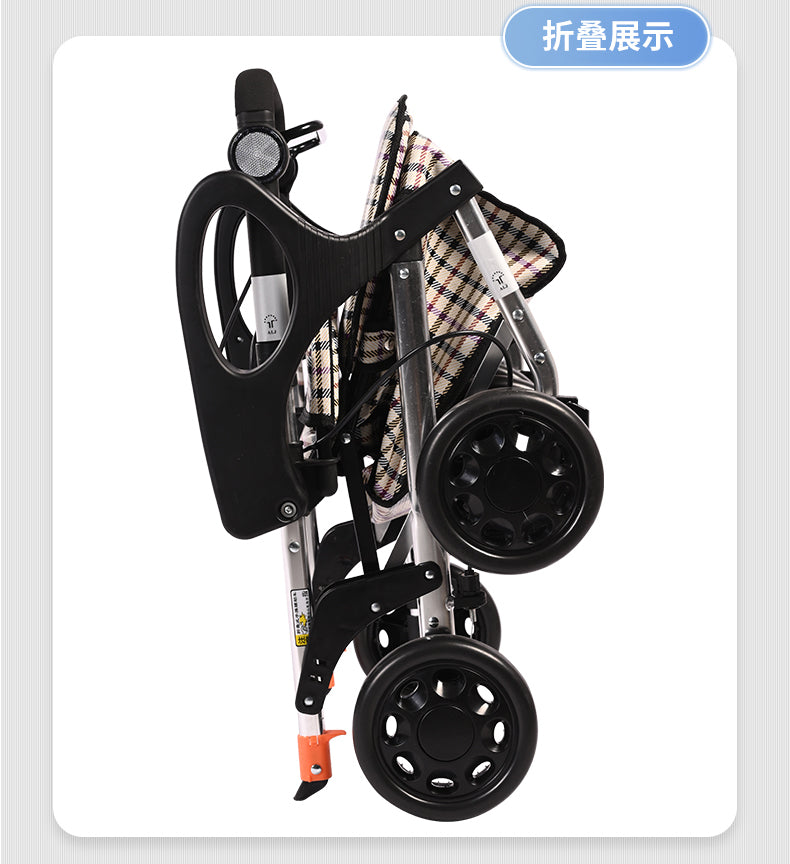Care-parents シルバーカー 軽量 折りたたむ手押し車 買い物カート (CP-005A )