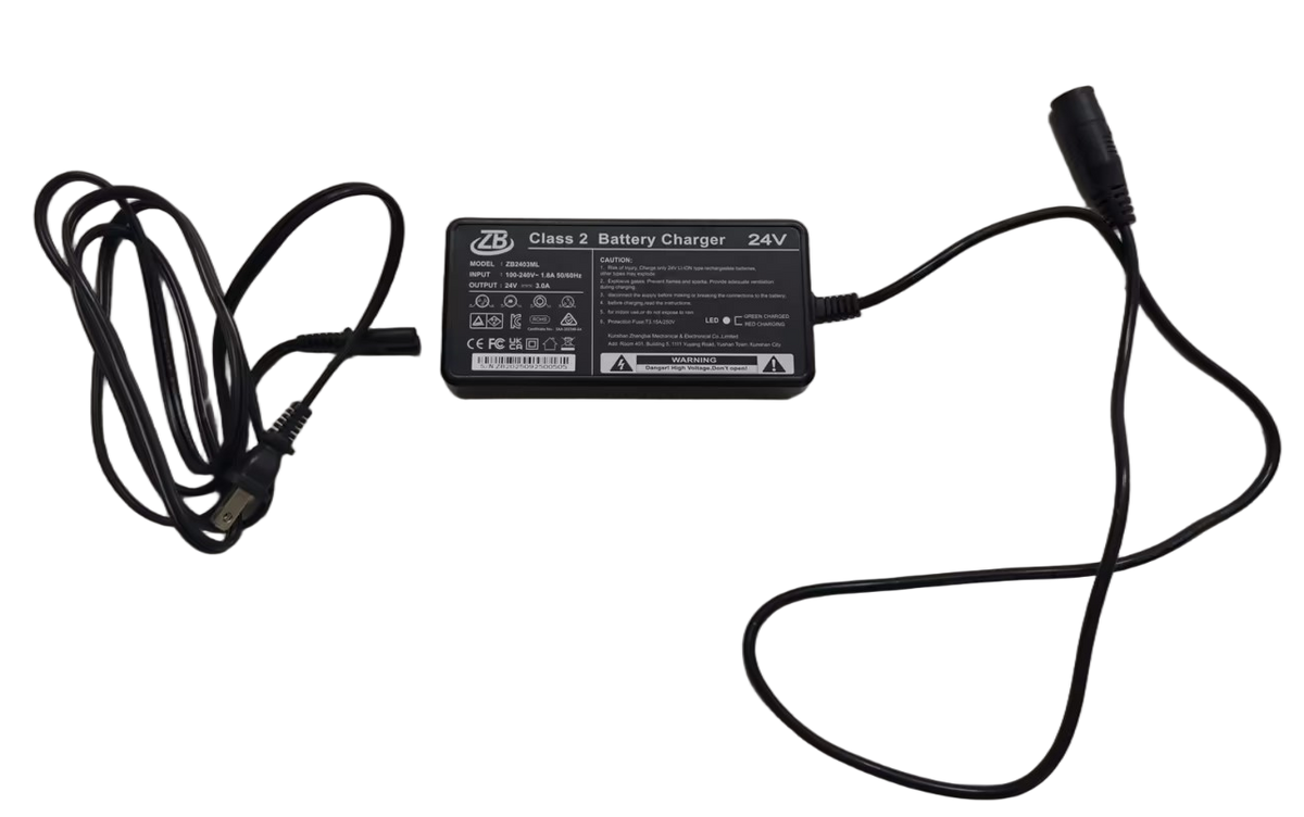 Care-Parents 電動車椅子用 充電器 24V 12AH リチウムイオンバッテリー専用 ACアダプター CP-0020(CP-0020DC)対応