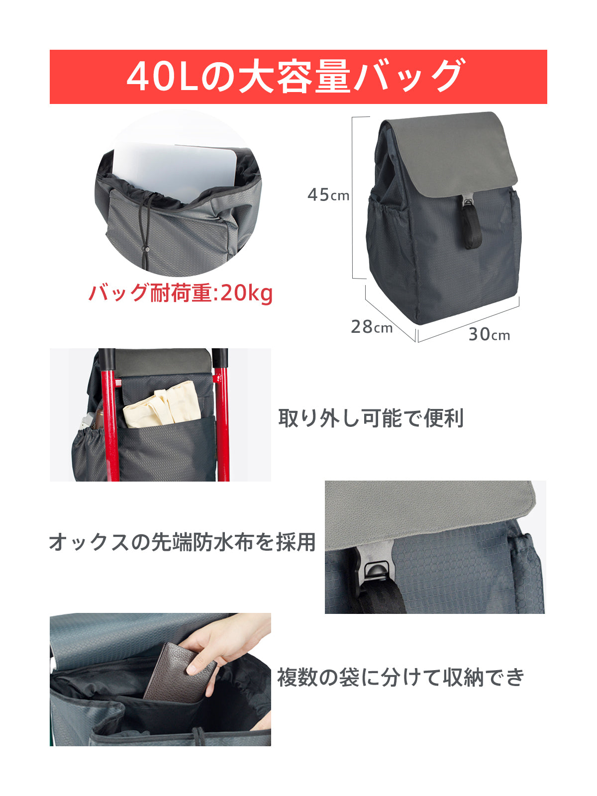 Care-Parents 座れるショッピングカート 買い物カート 折りたたみ(CP-Z00R)