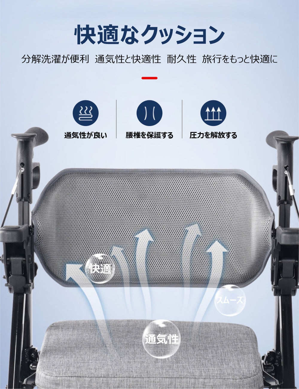 Care-Parents シルバーカー 多機能 手押し車 (CP-9269)