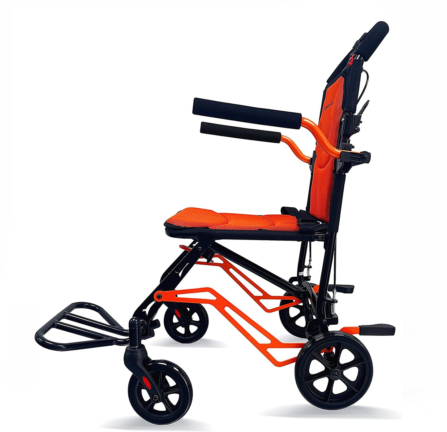 Care-Parents 折り畳み車椅子 軽量 コンパクト 簡易式介助車椅子 （CP-01411）