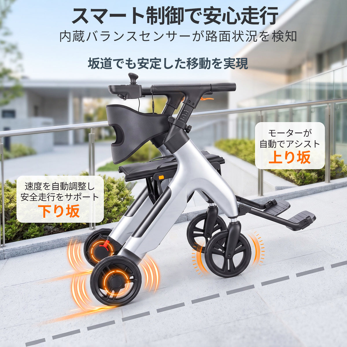 電動アシスト歩行車（CP-W1）