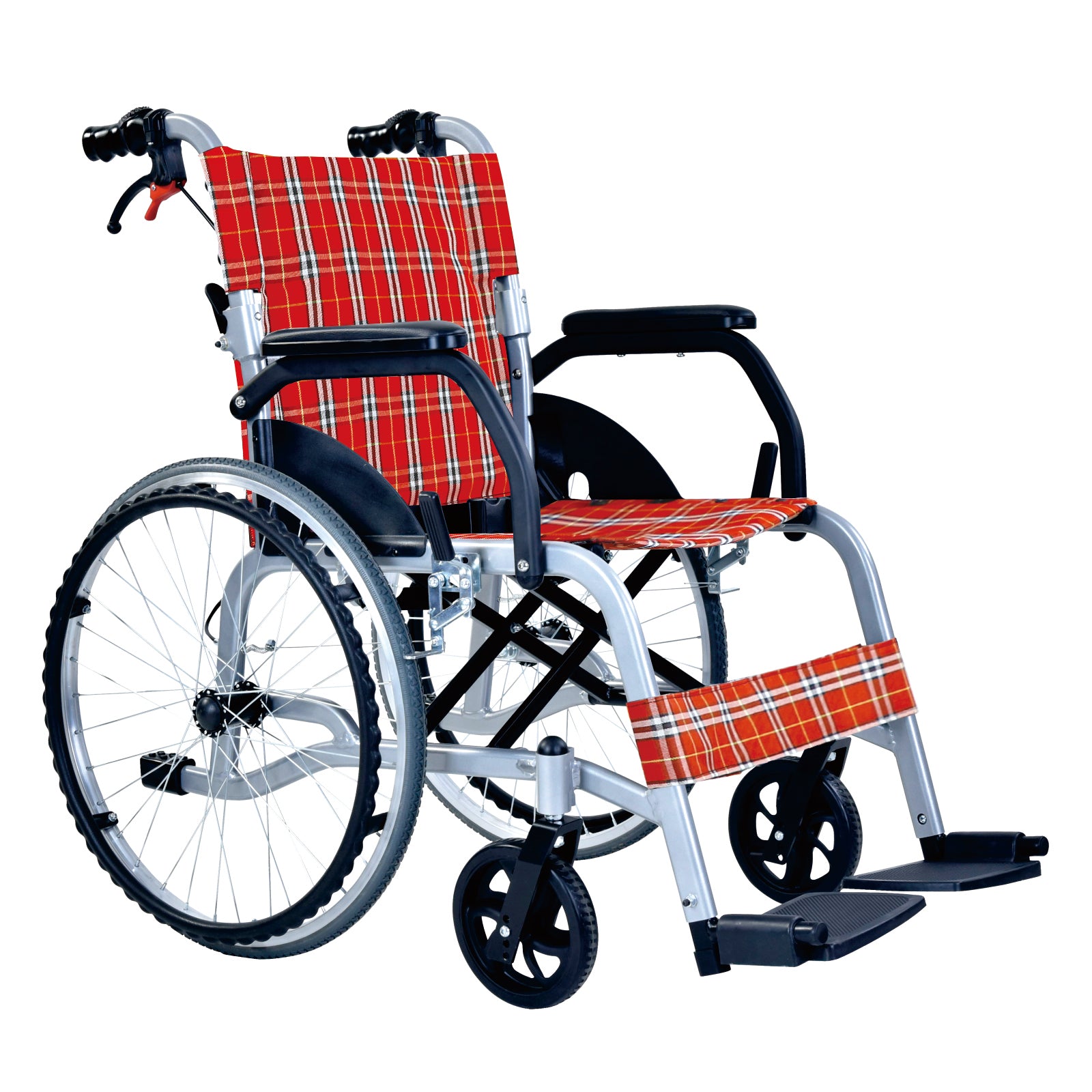 Care-Parents 折り畳み車椅子 軽量 コンパクト 簡易式介助車椅子 （CP 