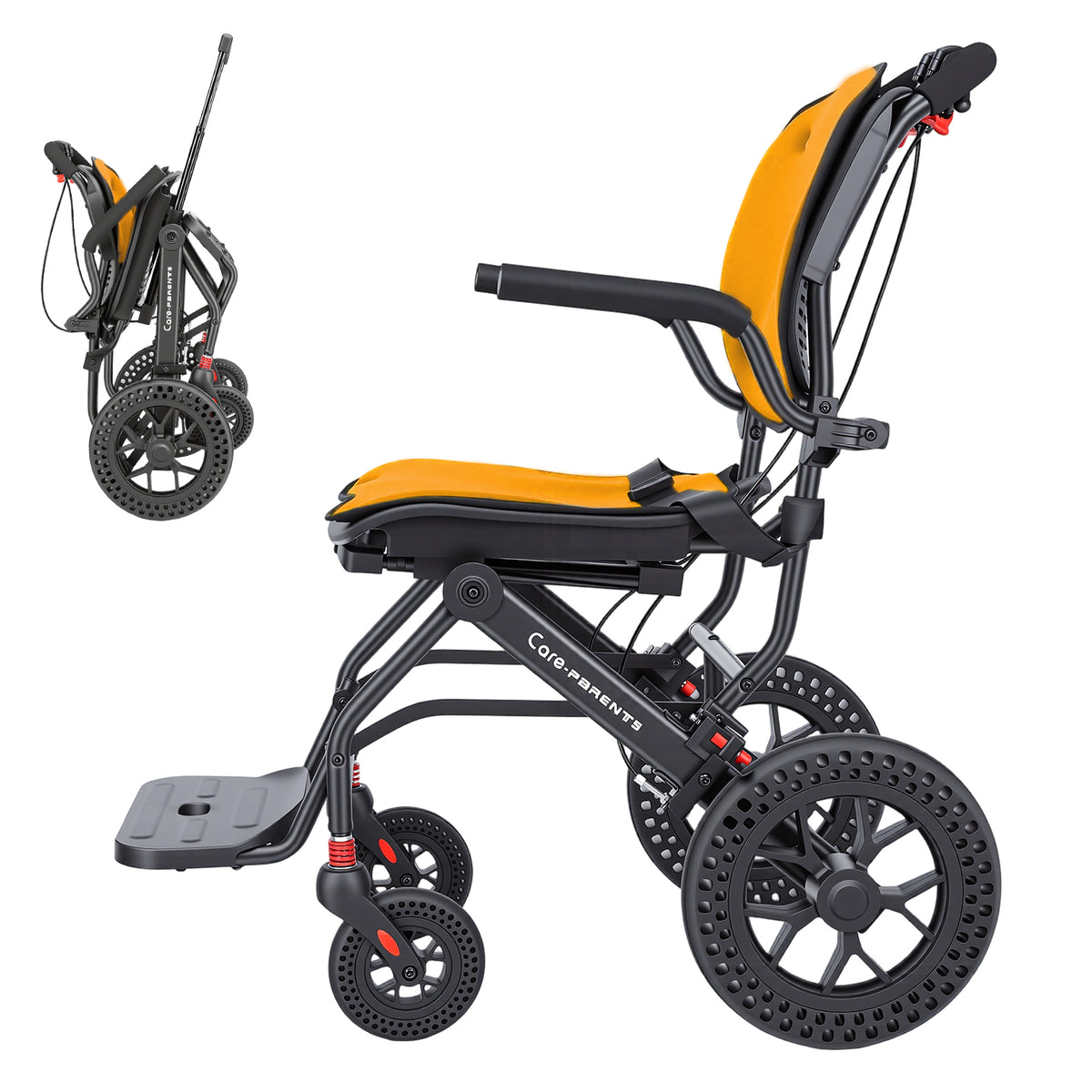 軽量車椅子 折りたたみ式(CP-0903O)