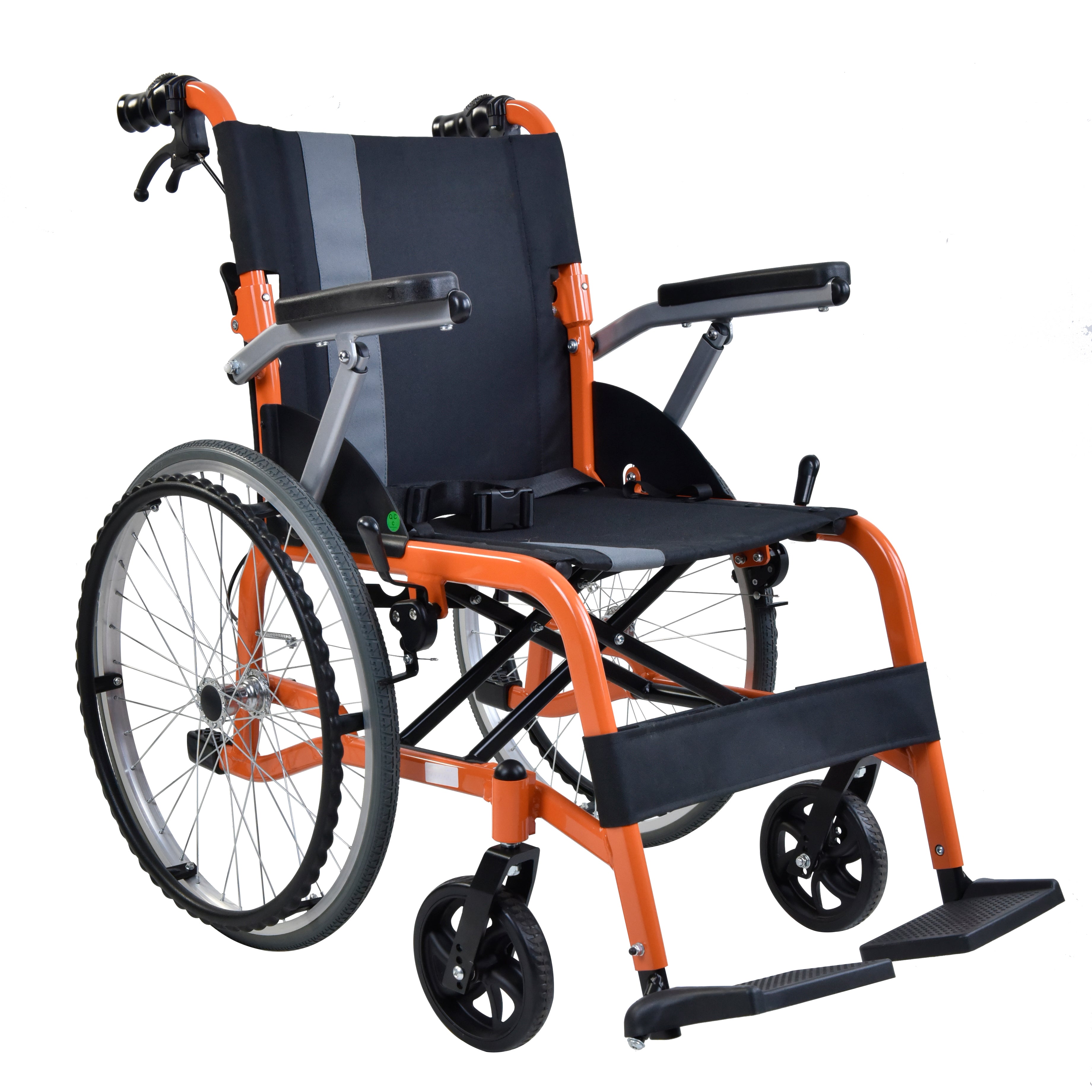 Care-Parents 車椅子 自走式 アルミ製 折りたたみ 車イス 手押し