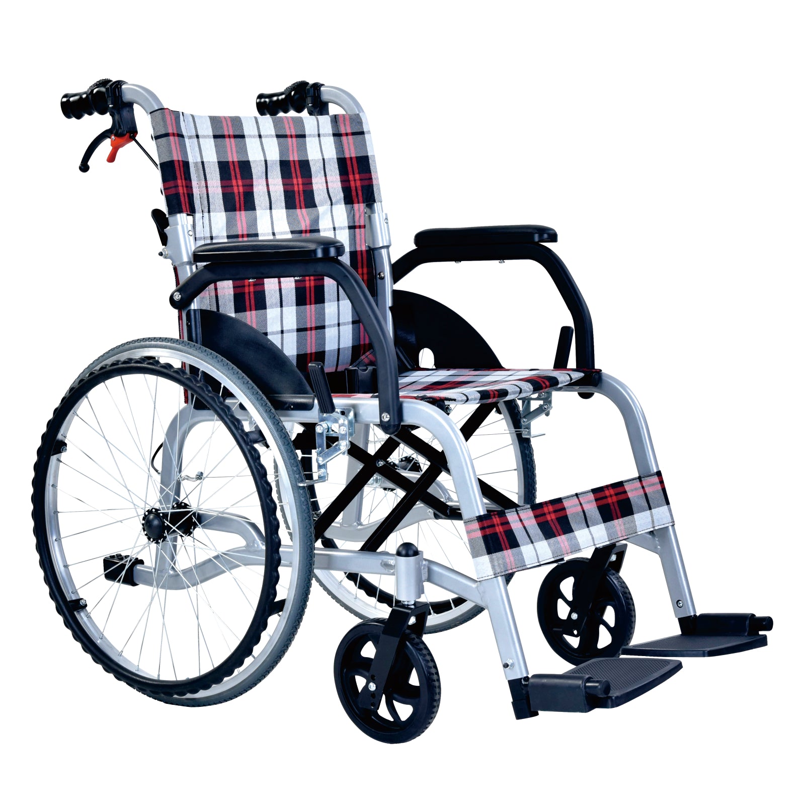 Care-Parents 折り畳み車椅子 軽量 コンパクト 簡易式介助車椅子 （CP 