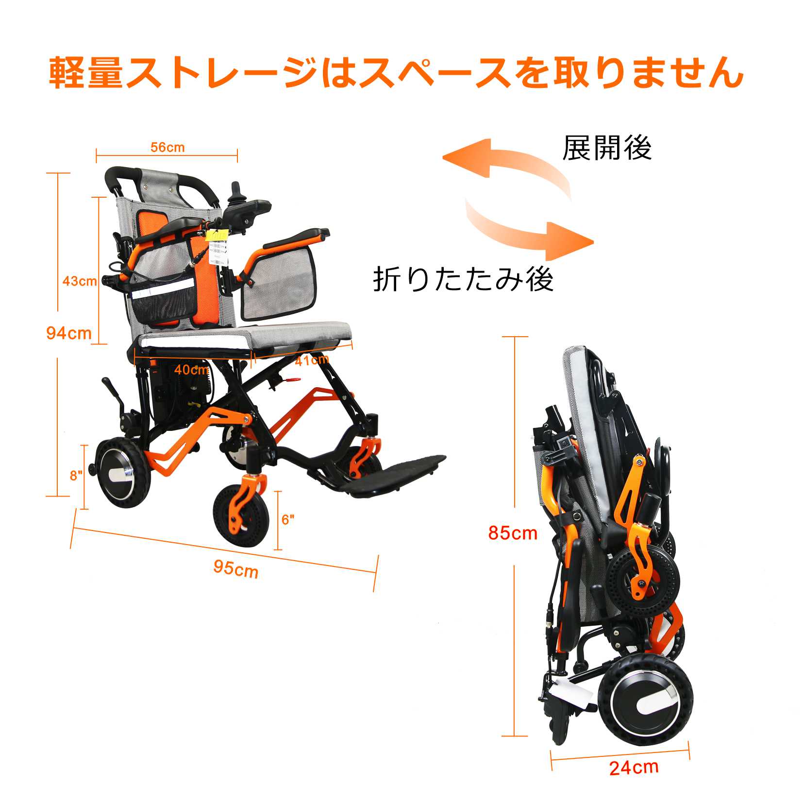 超軽量　電動車椅子 コンパクトCP-01122E1以下メーカーの紹介