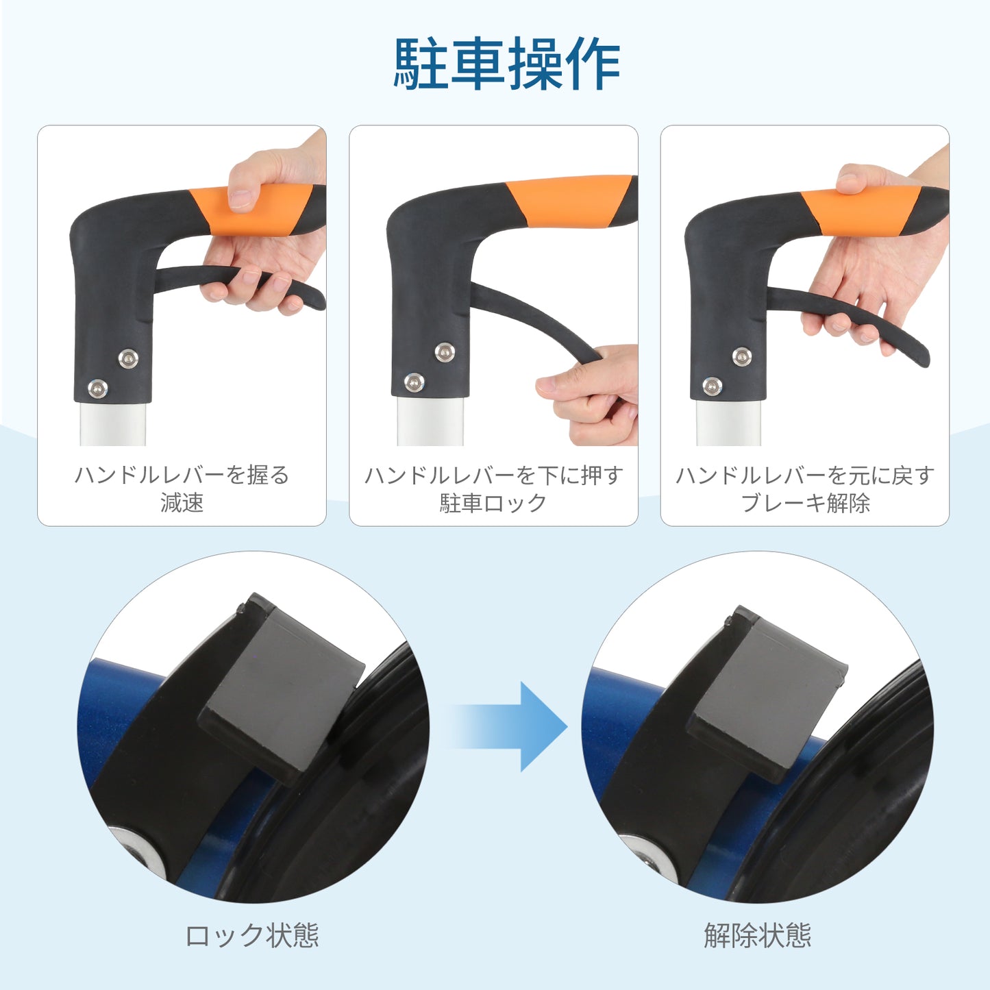 Care-Parents 歩行器 軽量8.6kg アルミ製 座れる 耐荷重130kg 折り畳み式 高さ6段調節 ブレーキロック機能付き バッグ付き 多機能3WAY（ショッピングカート/歩行補助/簡易車椅子） 老人 四輪歩行車 歩行補助 高齢者用 室内 屋外 シルバーカー （IN-DZ02）