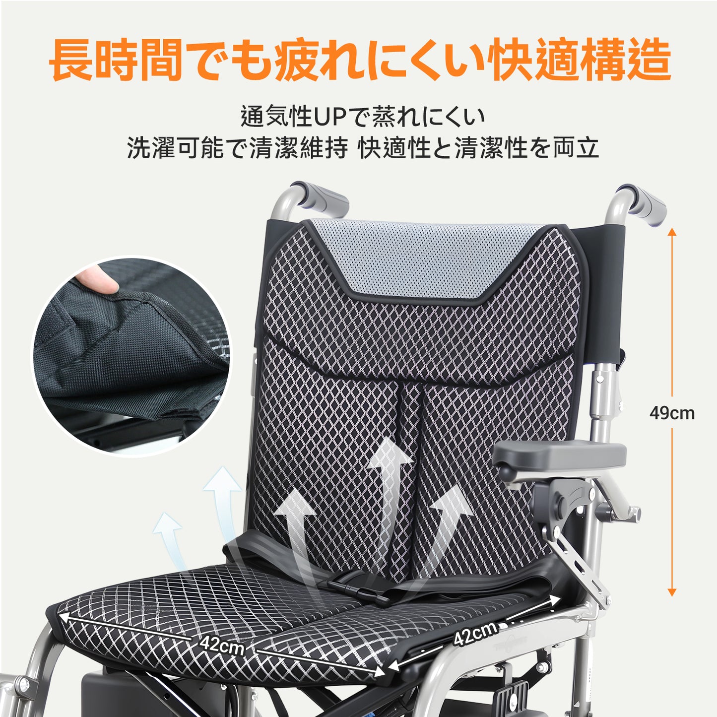 Care-Parents 電動車椅子 20km走行 250Wダブルモーター 12Ahバッテリー(CP-YS12)